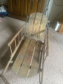 1920s Fleet wing push and pulling sled