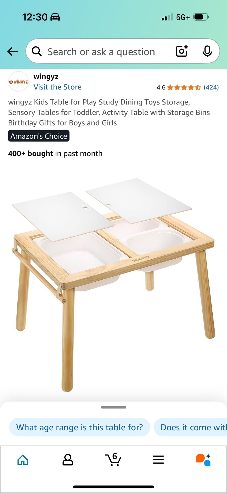 New Unopened Sensory table With Storage 