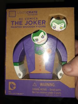 Joker wooden figure