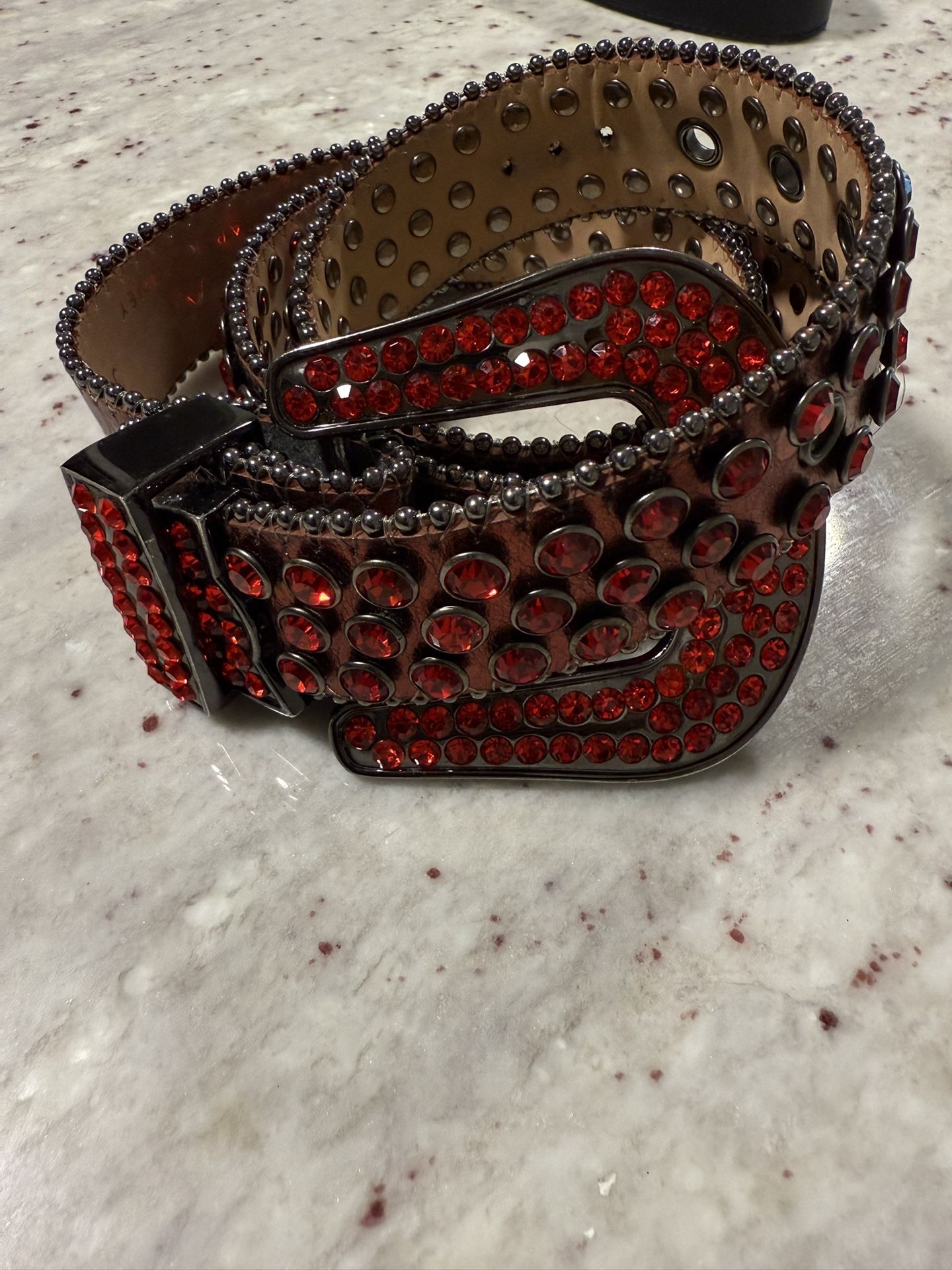 Rhinestone belt