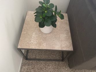 2 Marble Side Tables
