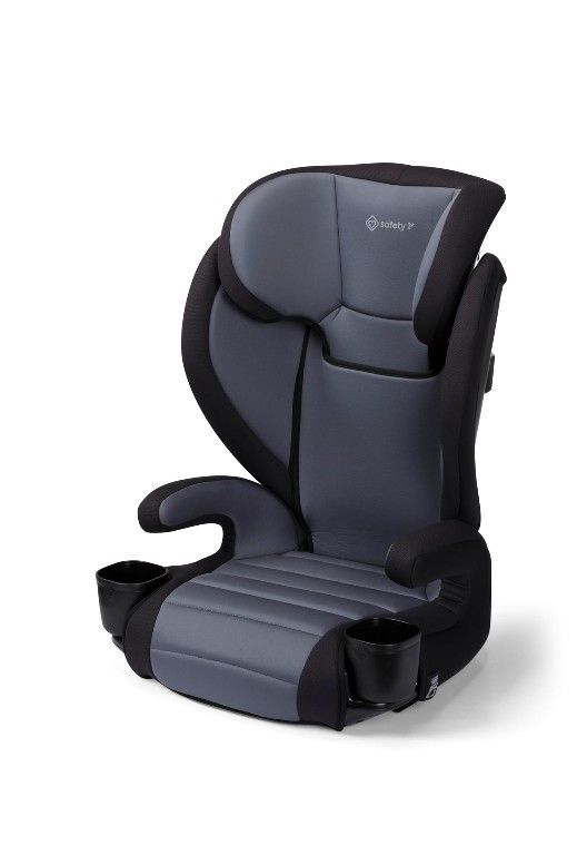 Safety 1st Grow and Go 2-in-1 Booster Car Seat with ComfortWings, Converts High-Back to Backless, 19" Wide, Fits 3 Across, Lightweight, Foldable