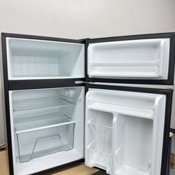 2 Door Mini Fridge With Feeezer