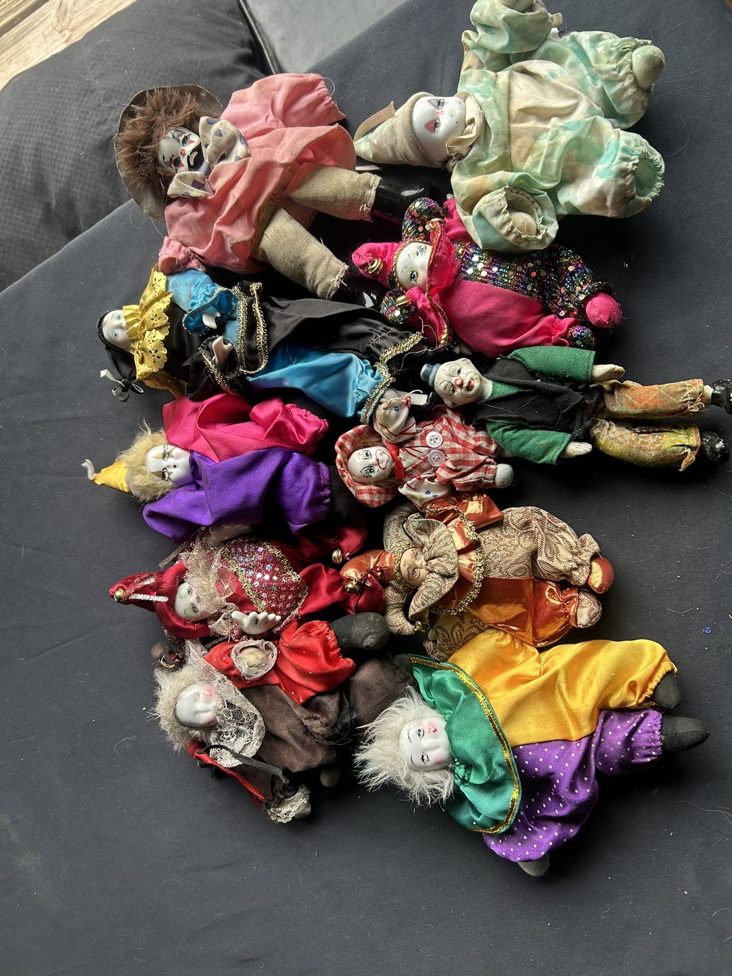 Porcelain Clowns