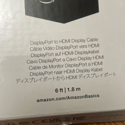 Display Port To Hdmi Display Cable