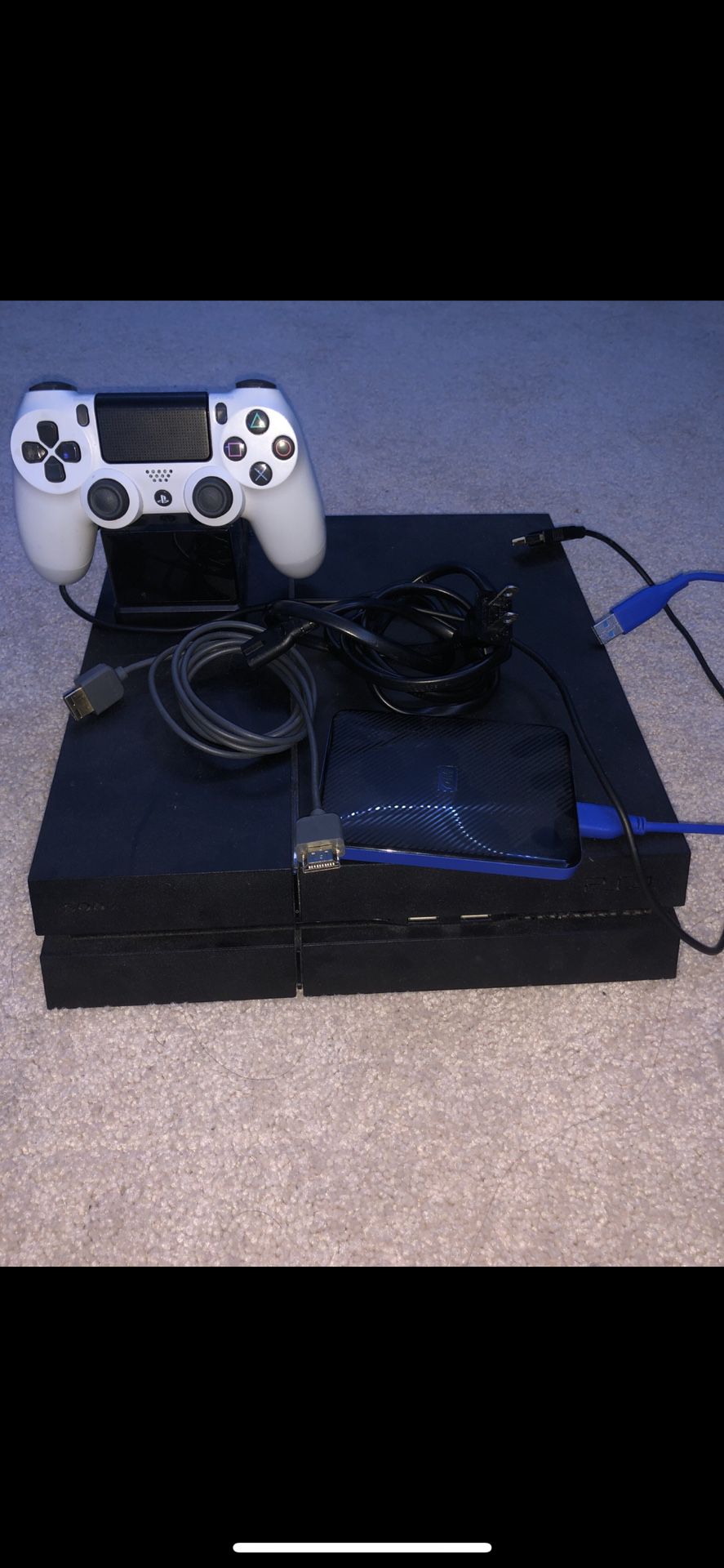 PS4 - 500 GB with 2TB External Hard Drive