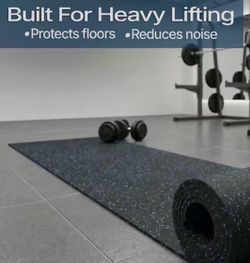 RUBBER FLOORING GYM FLOOR - Stall Mats  Mat Matting  Underlayment Subfloor cushion