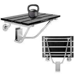 Wall-Mounted Folding Shower Bench