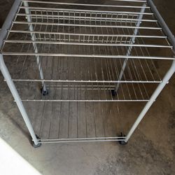 Small Steel Rolling Utility Cart 