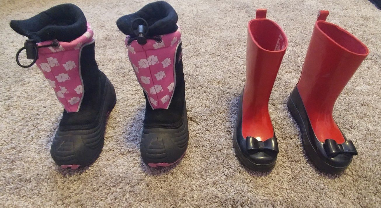 Girls Snow boots/Rain boots