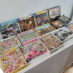 White Mountain Jigsaw Puzzles 500, 550 and 1,000 Pieces