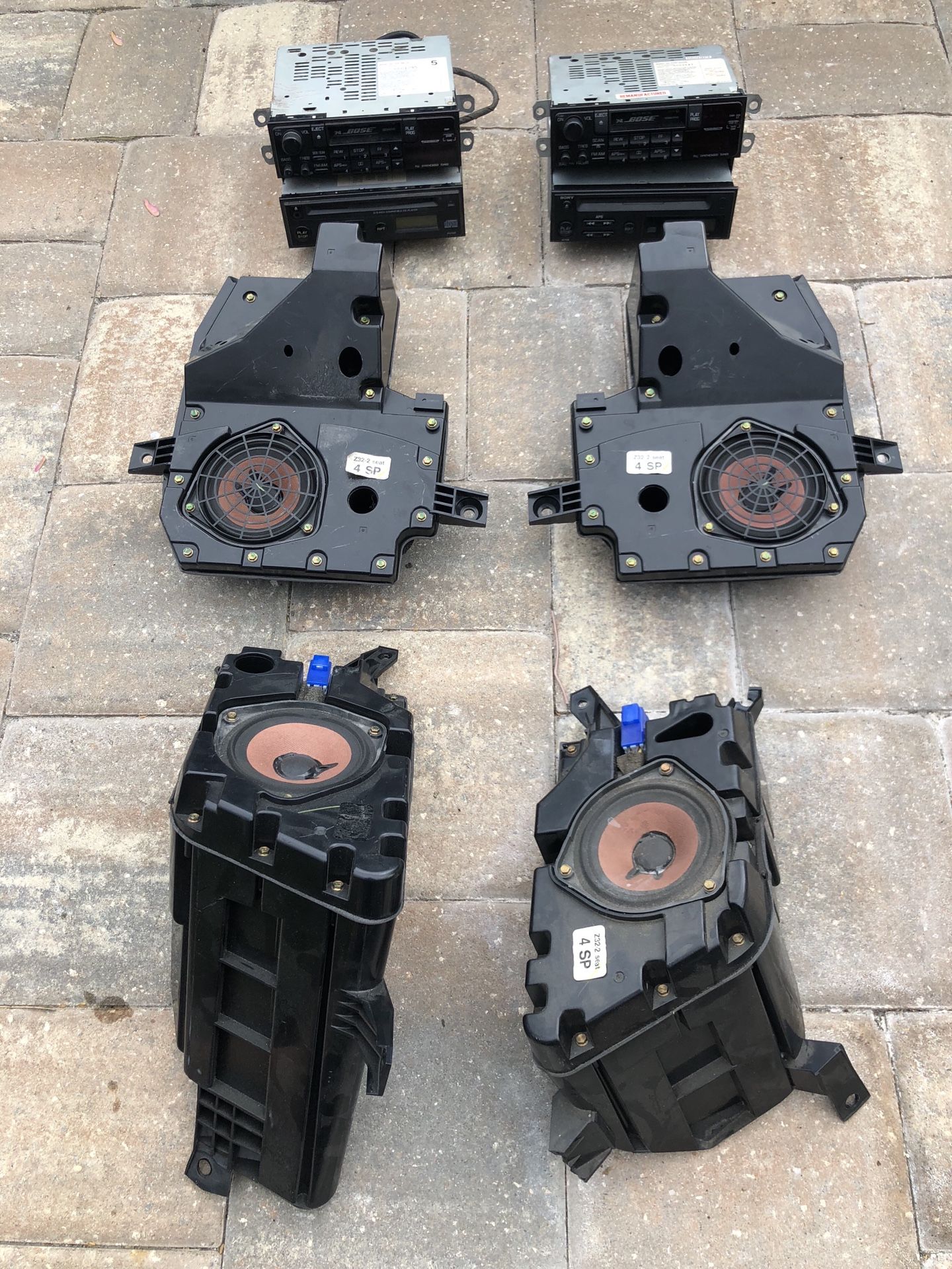 Nissan 300zx Bose Radio receivers and speakers