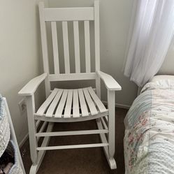 White Rocking Chair 