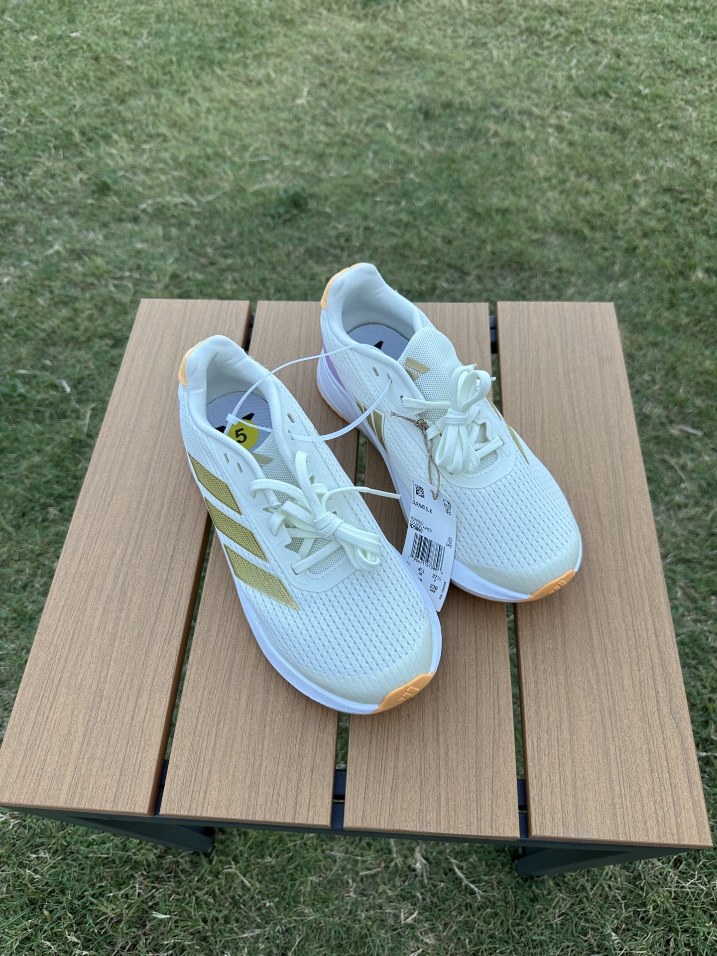 Adidas Duramo SL K running shoes Size 5