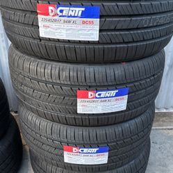 4 New 225/45/17 Dcenti Tires Installed And Balanced 