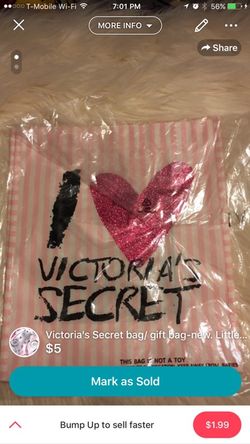 Victoria's Secret small tote/gift bag/ shopping bag