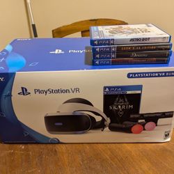 PSVR Headset Lightly Used With Games, Complete With PS5 Adapter