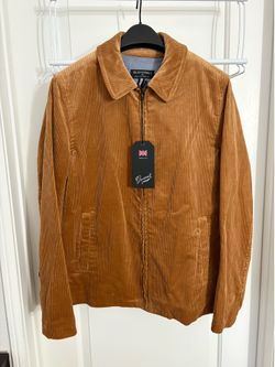 Gloverall Brown Corduroy Trucker Jacket Men’s Size Small NWT Made in England