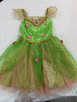 Disney Tinker Bell Girls Costume Dress