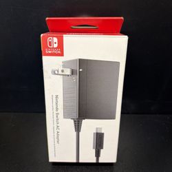 New Official Nintendo Switch +OLED Lite, USB C Power Adapter Supply OEM Charger