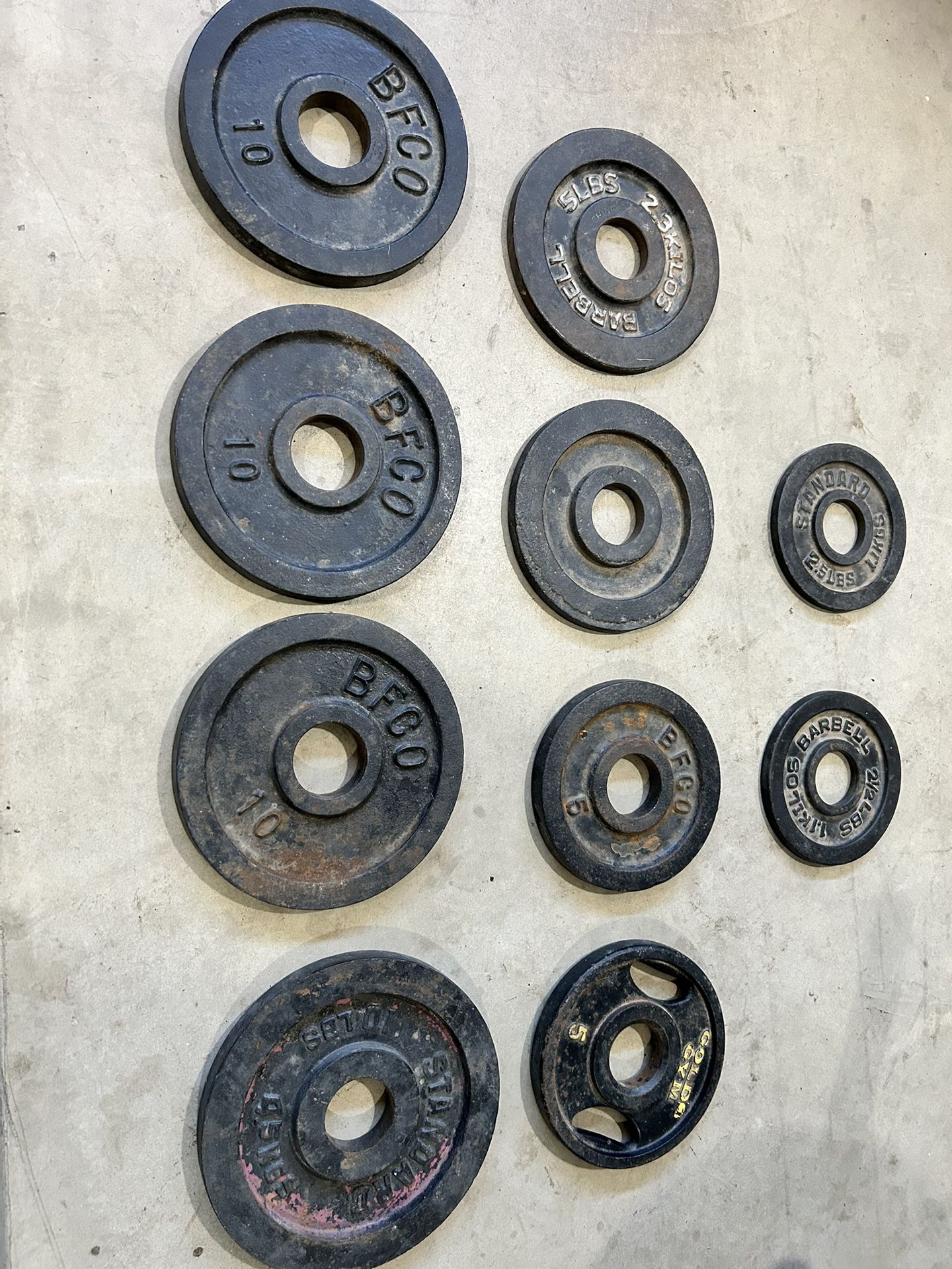 Olympic Plates 4x10 4x5 2x2,5