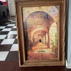 Wood Frame Painting Canvas
