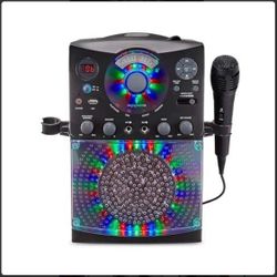 Karaoke Machine for Kids and Adults with Wired Microphone