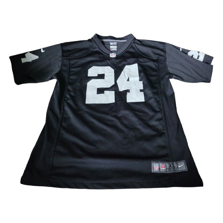 Marshawn Lynch #24 Oakland Raiders NFL On Field Nike Jersey