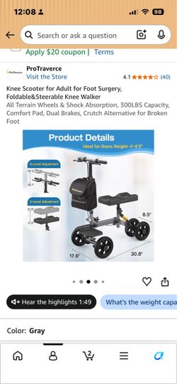 Knew scooter