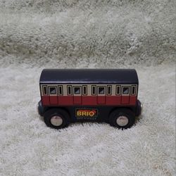 BRIO # 33626 Wooden Black Train Passenger Coach Car Magnetic.