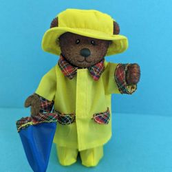 Paddington Bear Hard Plastic Collectible Doll by Russ