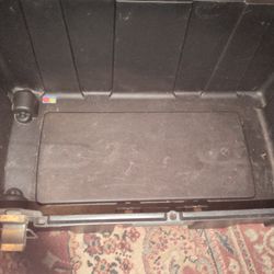 Black Rubber Maid Trunk 