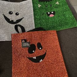 Shimmery Sequence Fancy Halloween Trick Or Treat Bags