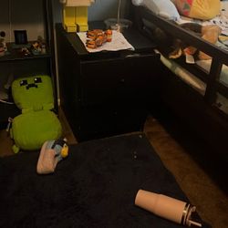 Night Stand Black IKEA