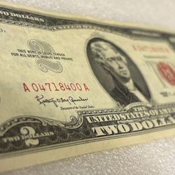 $2 1963 Vintage Collectible Banknote USA 