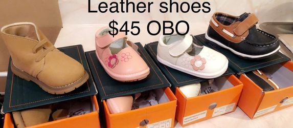 Baby kids shoes leather saddles and more..