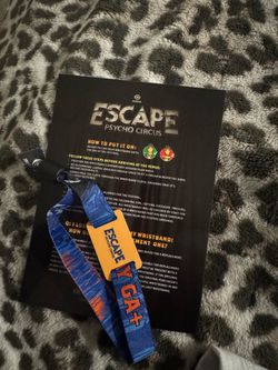 ESCAPE GA+ 2 DAY WRISTBAND