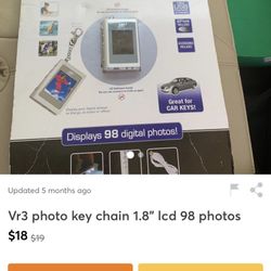 Automotive Digital Photo Key Chain