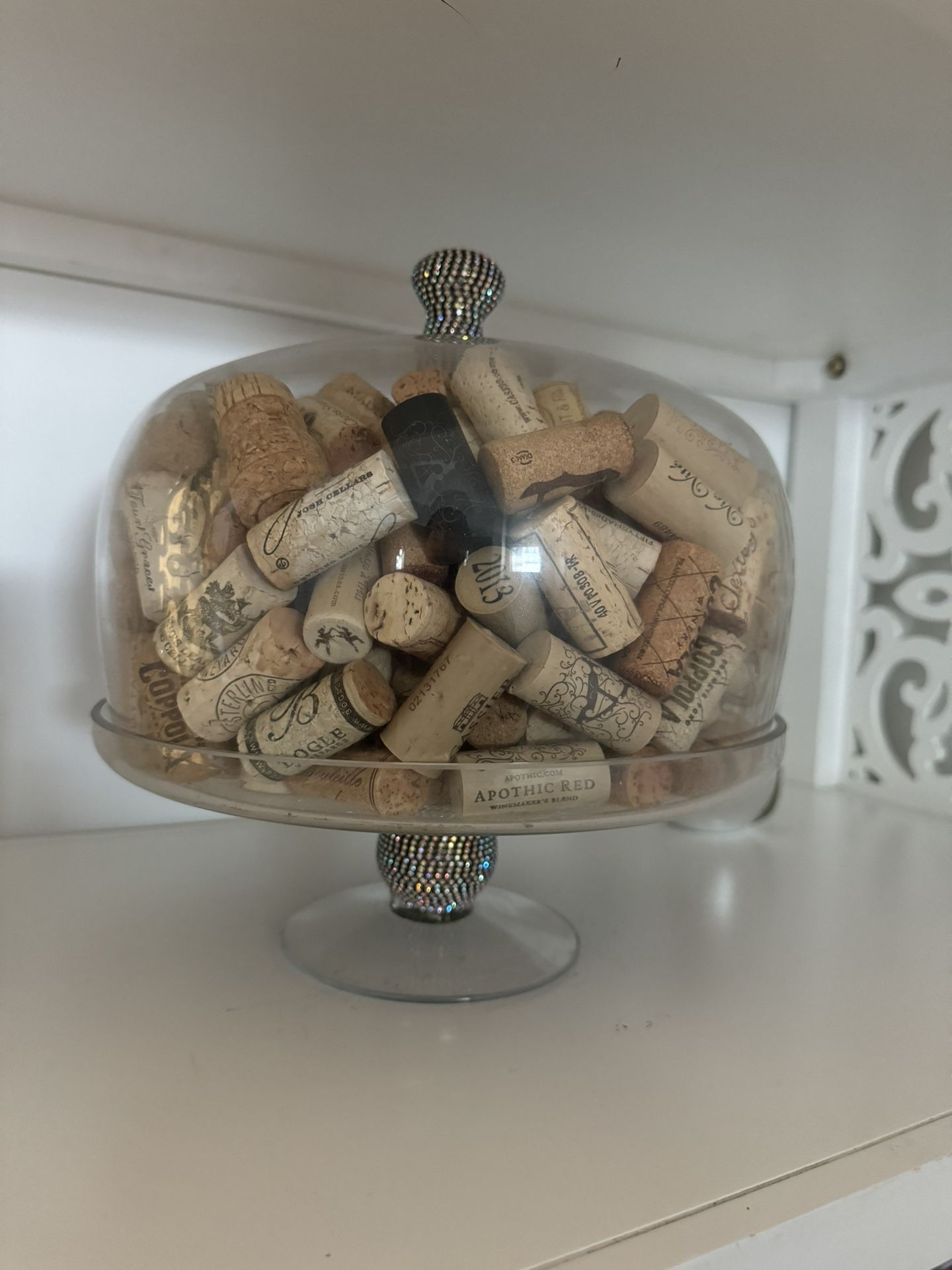 Cake Dessert Glass Container Lid