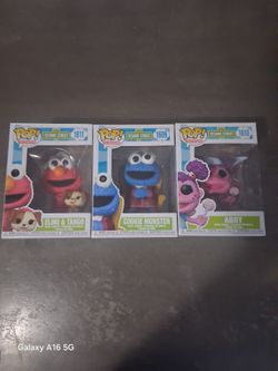 3 Sesame Street Funko Pops!, never opened
