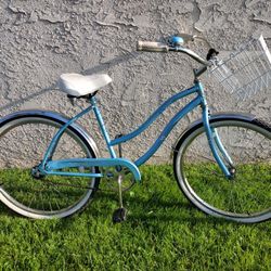 Vintage Huffy Cranbrook 26 Beach Cruiser Bike Bicicleta Basket 