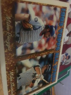 Baseball card Mike Piazza Mike Stanley