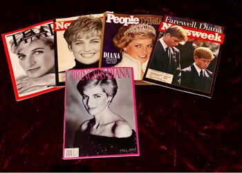 Commemorative Princess Diana magazine collection
