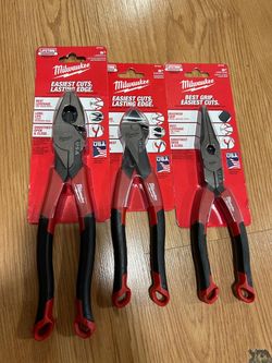 Milwaukee Pliers Set of 3 – New in Package