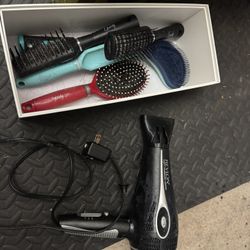 Free Hairdryer And Brushes 