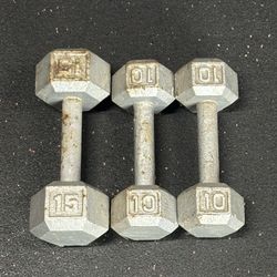 3 Dumbbells 