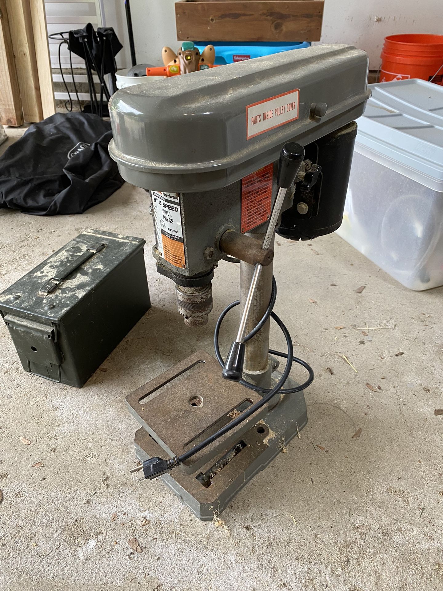 8” 5 Speed Drill Press (Ace Hardware)