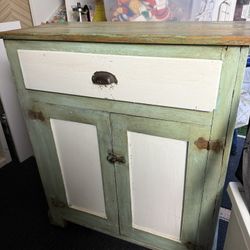 Shabby Chic Buffet Style Cabinet