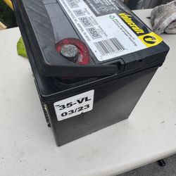 One Year Old Car Battery 