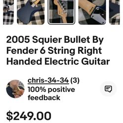 Fender Squire And Amp Combination